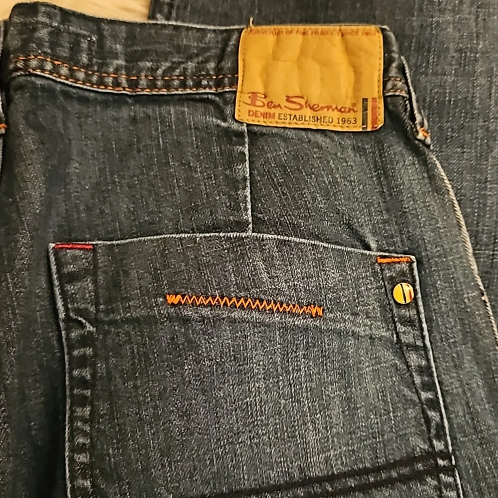 Ben Sherman Dark Wash Jeans Size 34x32 Amazing Condition